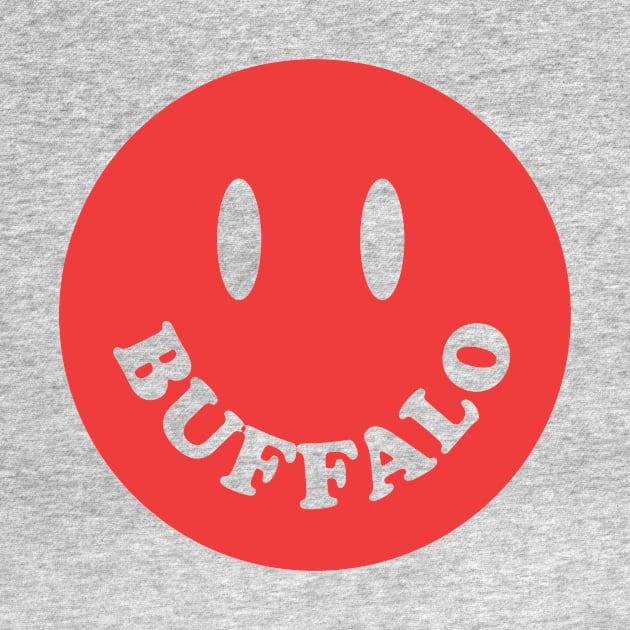 Buffalo New York Smiley Face by PodDesignShop